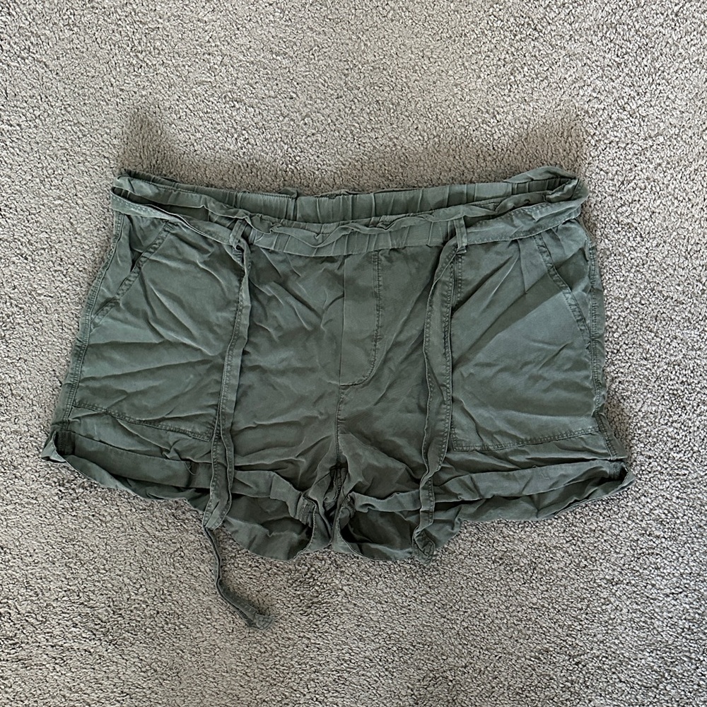 Aerie Sage Green Casual Shorts